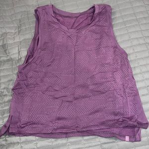 Lululemon mesh muscle tank size 8